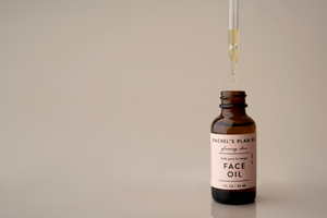 face oil bottle with dropper